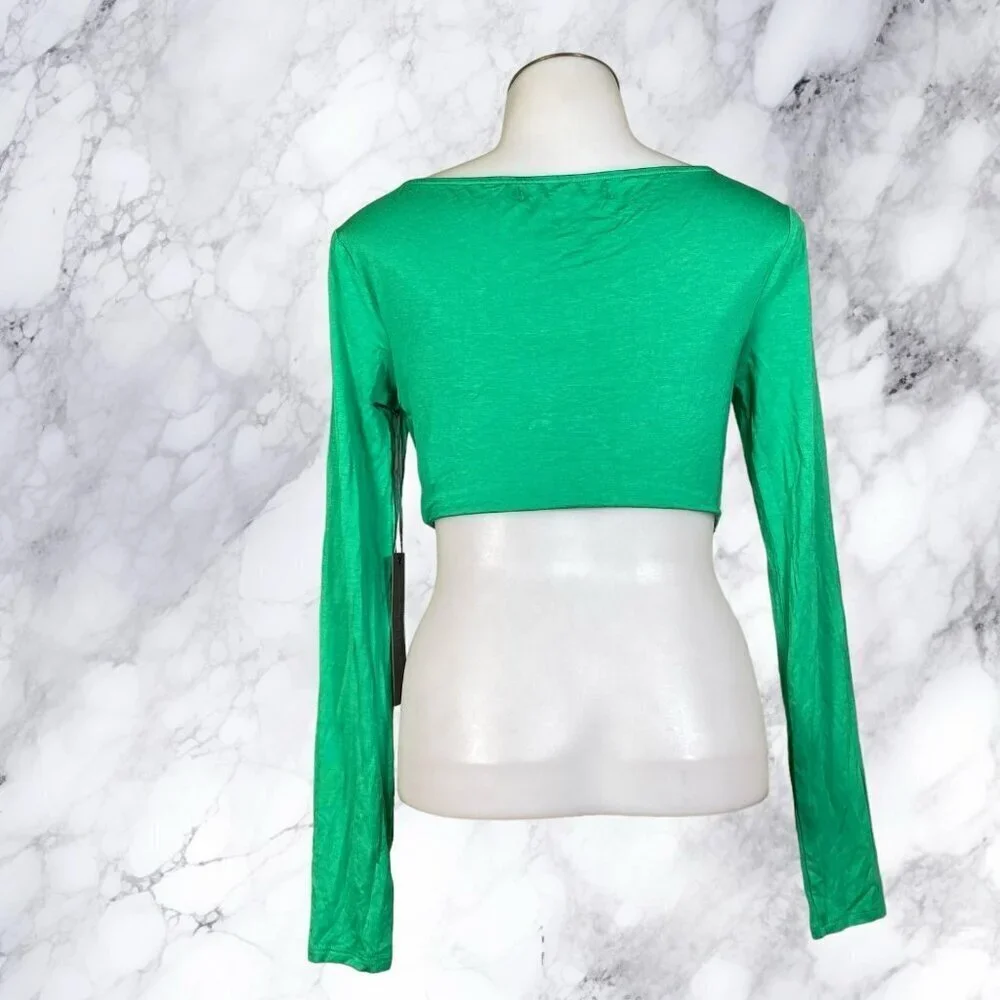 House of Harlow 1960 xREVOLVE Yulia Top - Dark Green